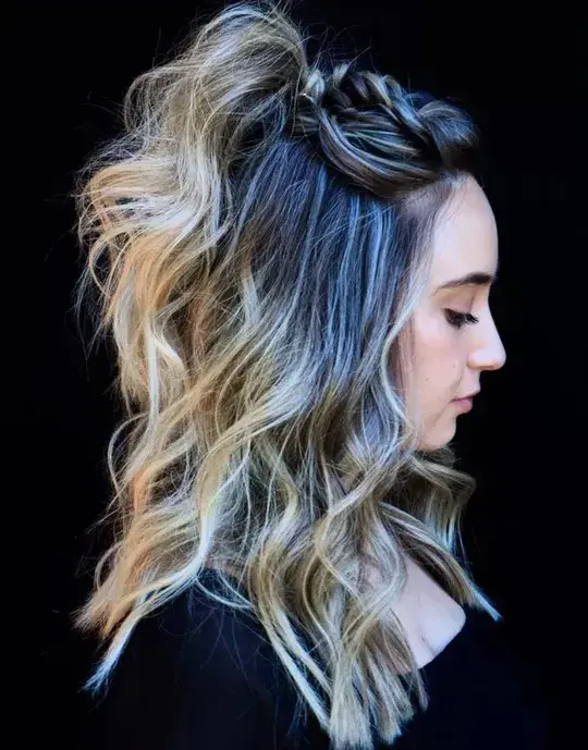 half up half down hairstyles