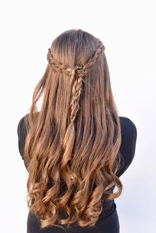 half up half down hairstyles for black hair
