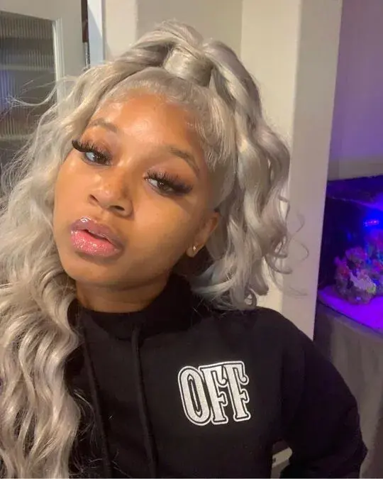 weave half up half down black hairstyles