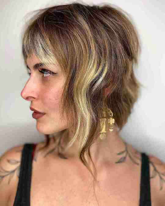 Short Shag Cut with Tendrils