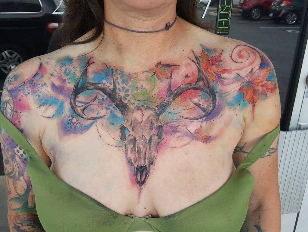 best chest tattoos for females