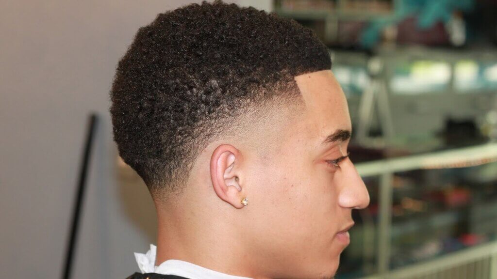 Designer Top With Shaved Tapered Fade