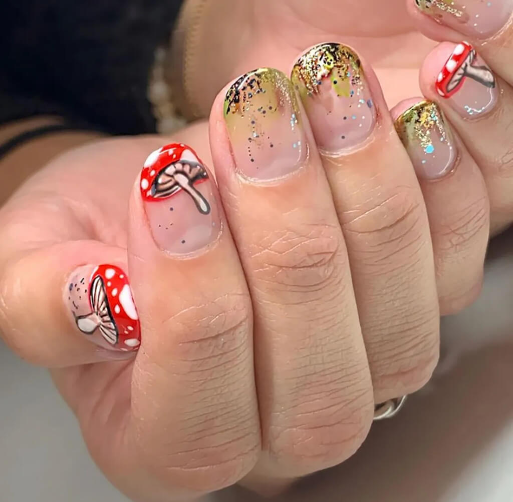 acrylic nails short