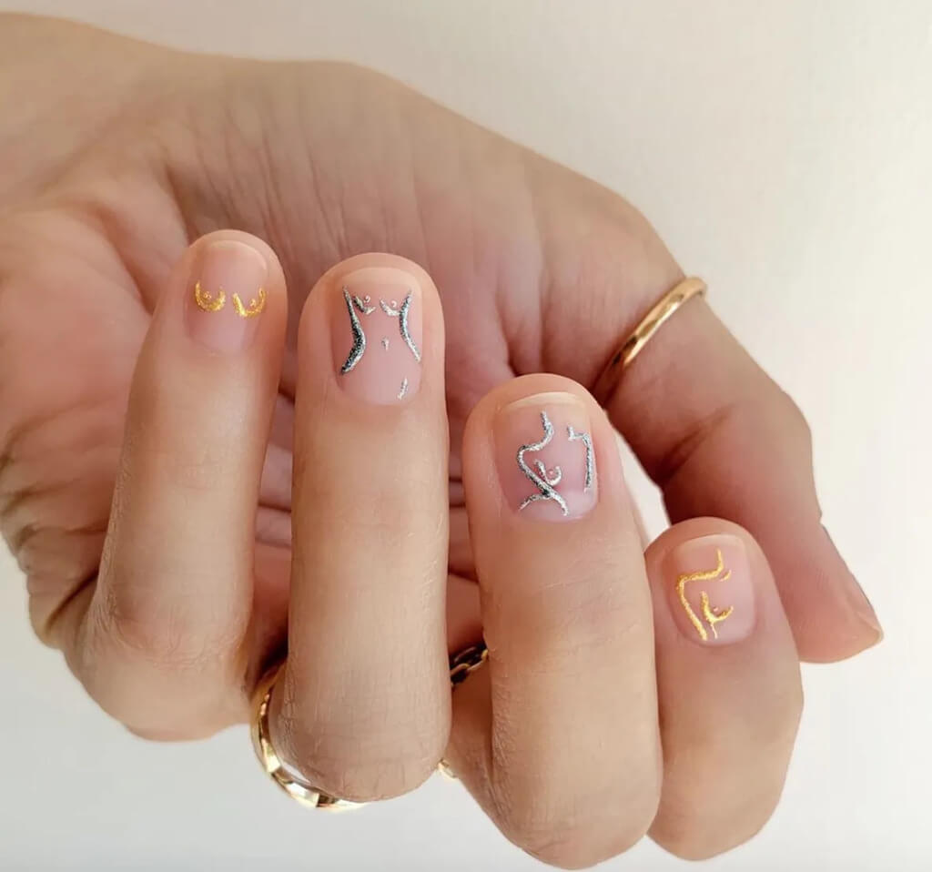 acrylic nails short
