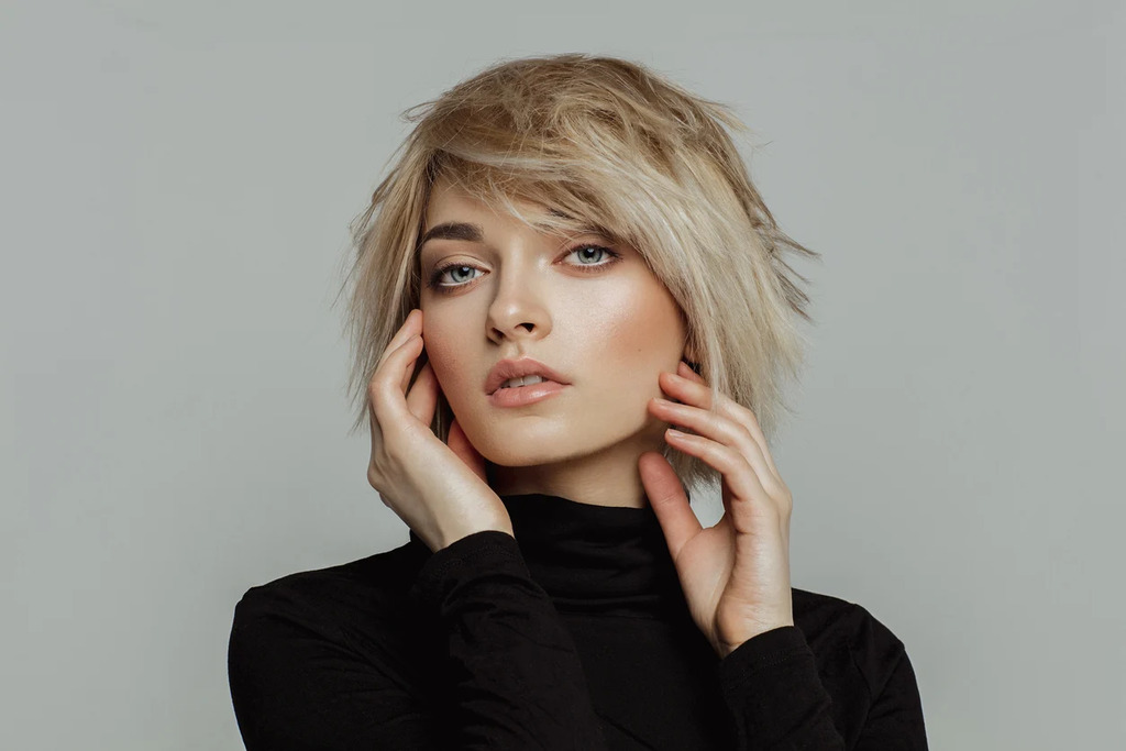 Side Swept Wolf Cut