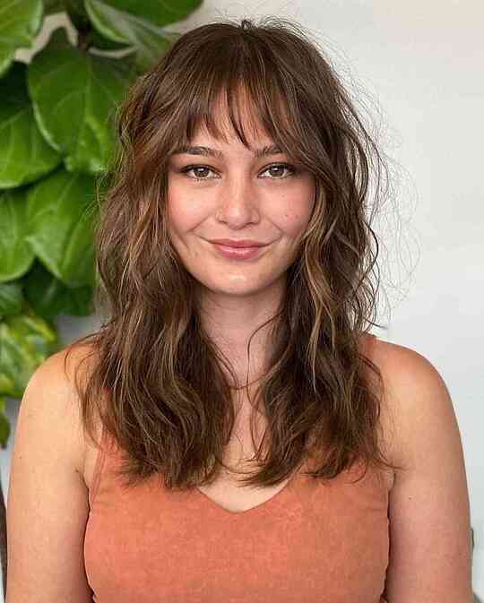 Wolf Cut with Fringes