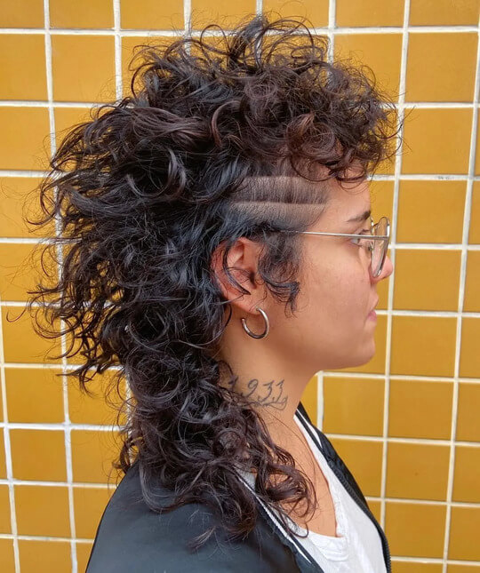 Wolf Cut with an Undercut
