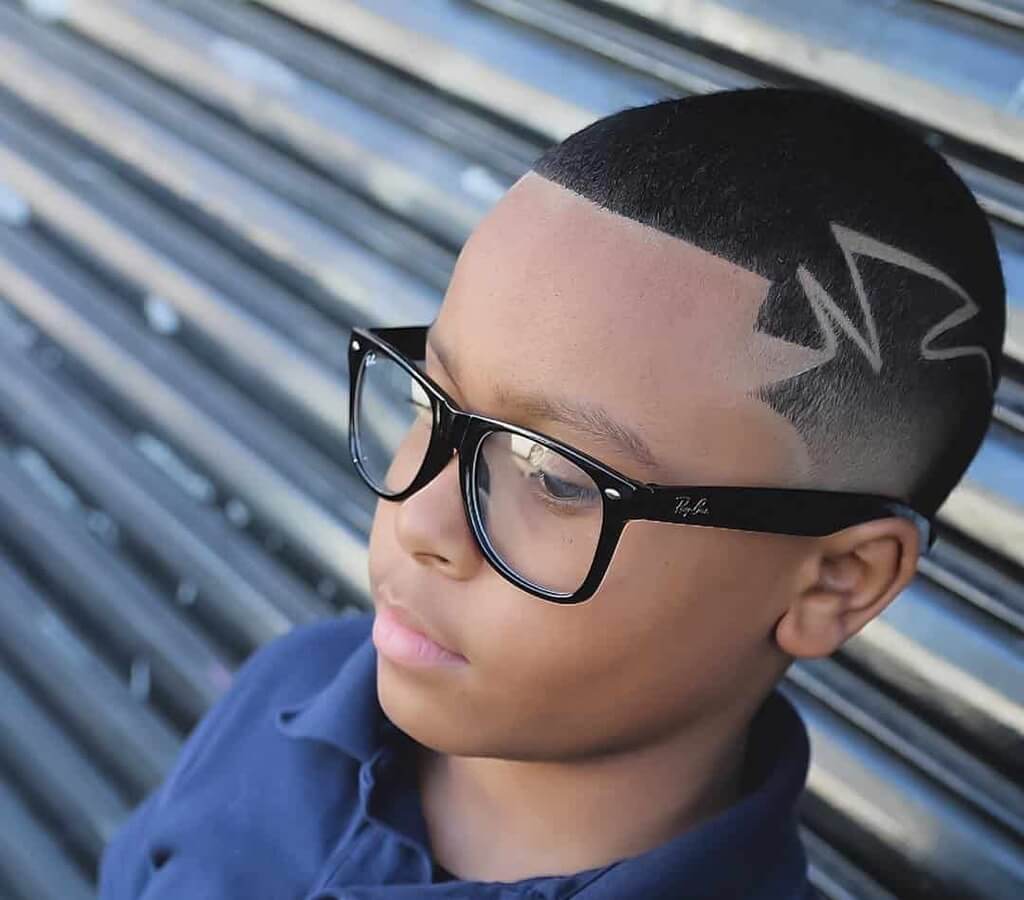 taper black boy haircuts with design