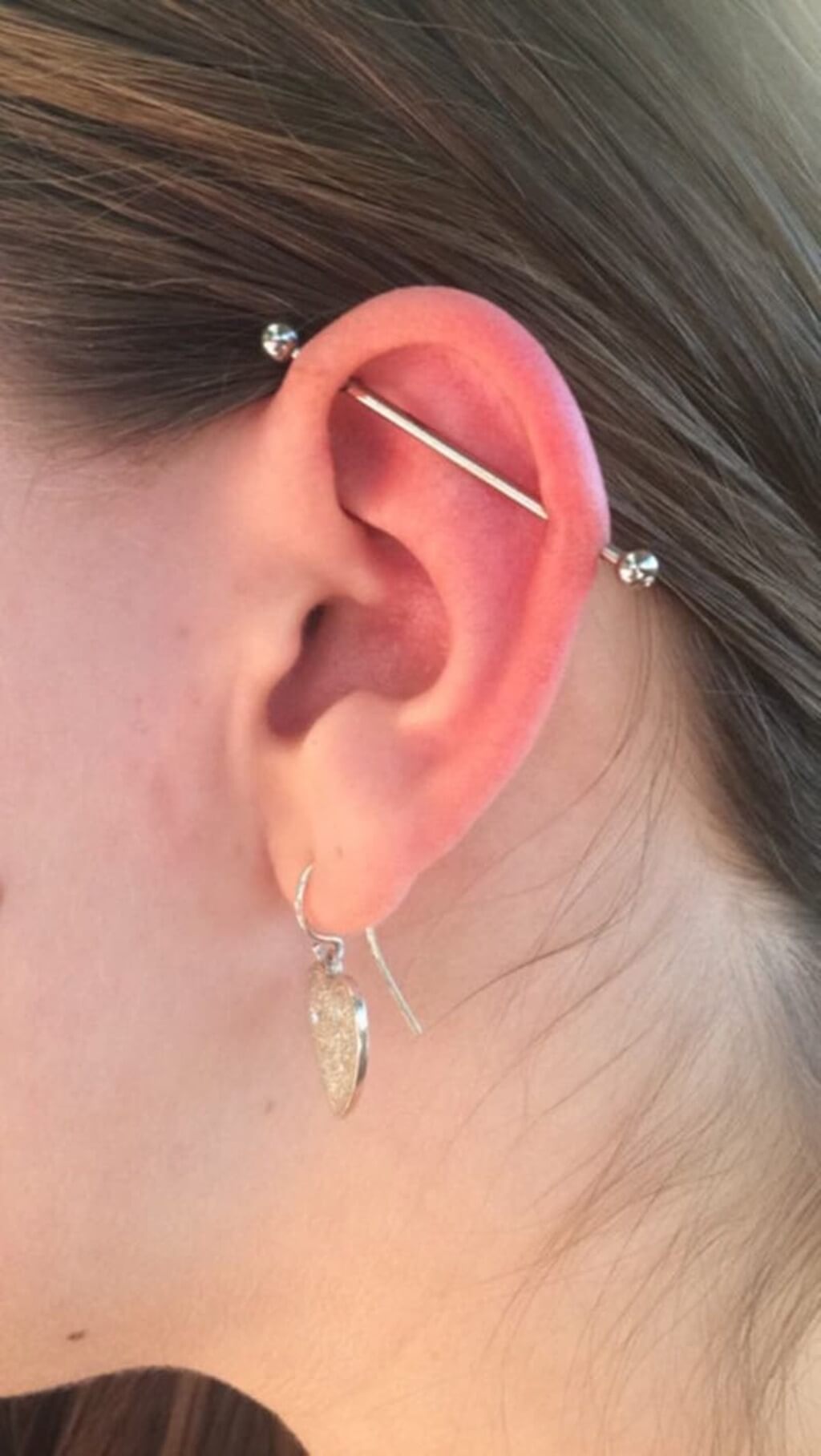 Bar Ear Piercing