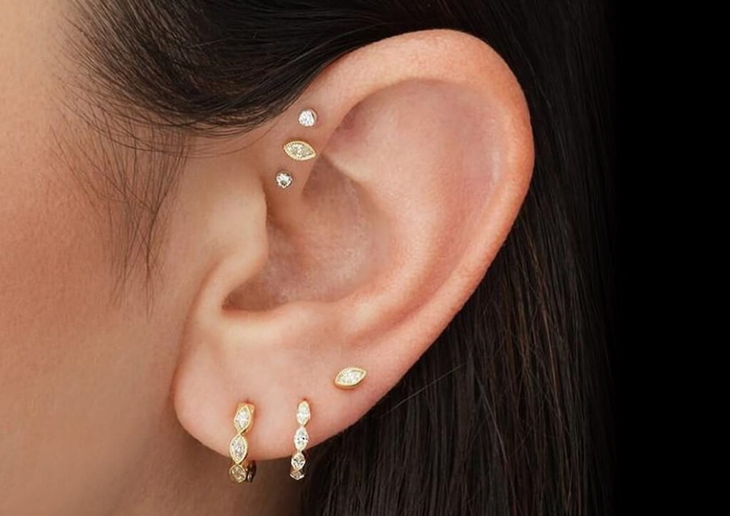 Forward Helix Piercing