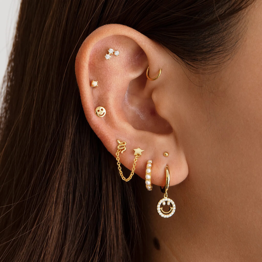 Lobe Cute Ear Piercings