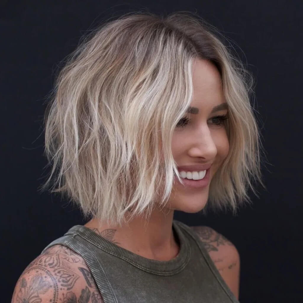 Platinum Blonde Short Haircuts for Women