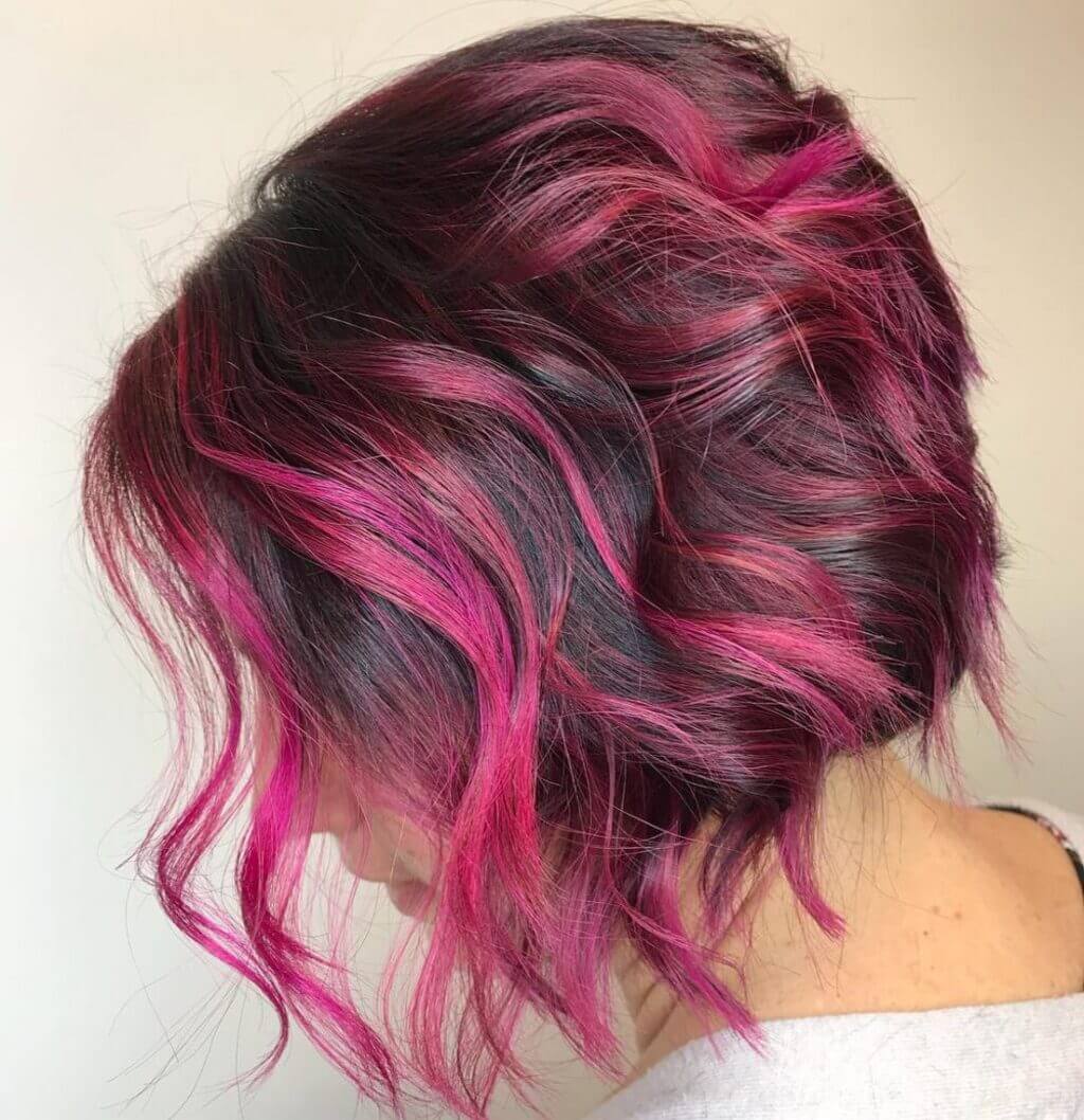 Wavy Razored Bob