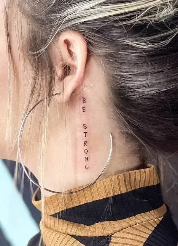Be Strong Tattoo