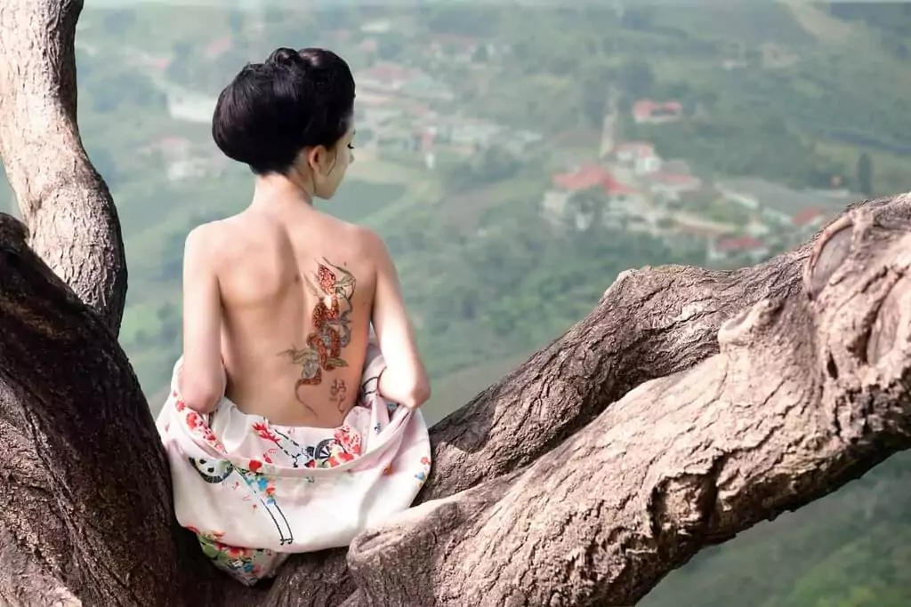 back tattoos for women