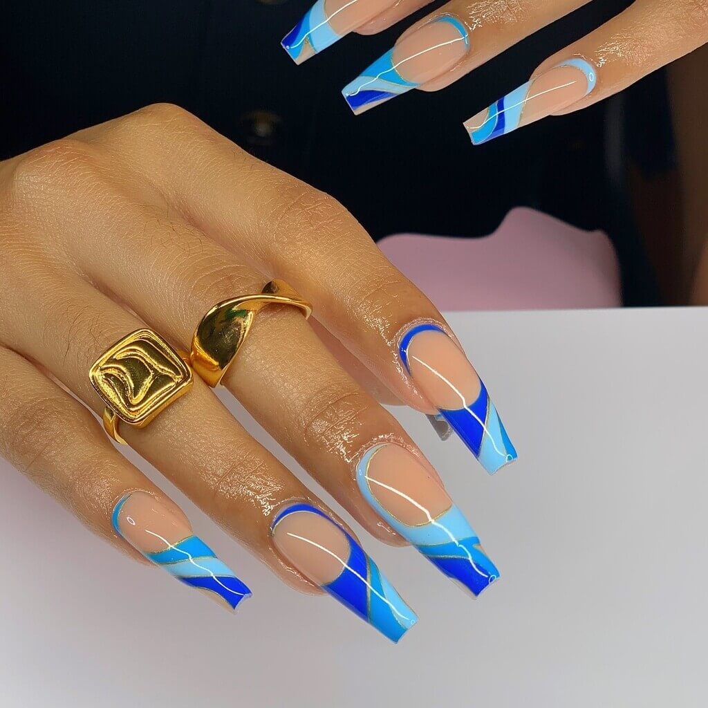 Blue Nail Designs