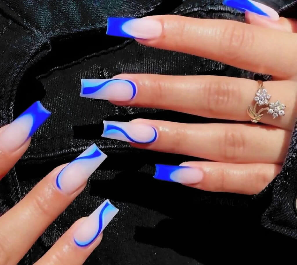 Blue Nail Designs