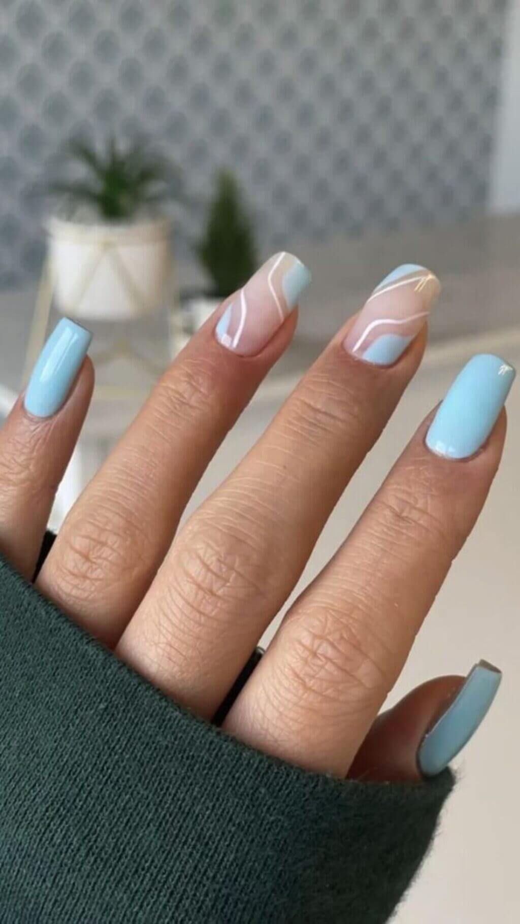 Blue Nail Designs