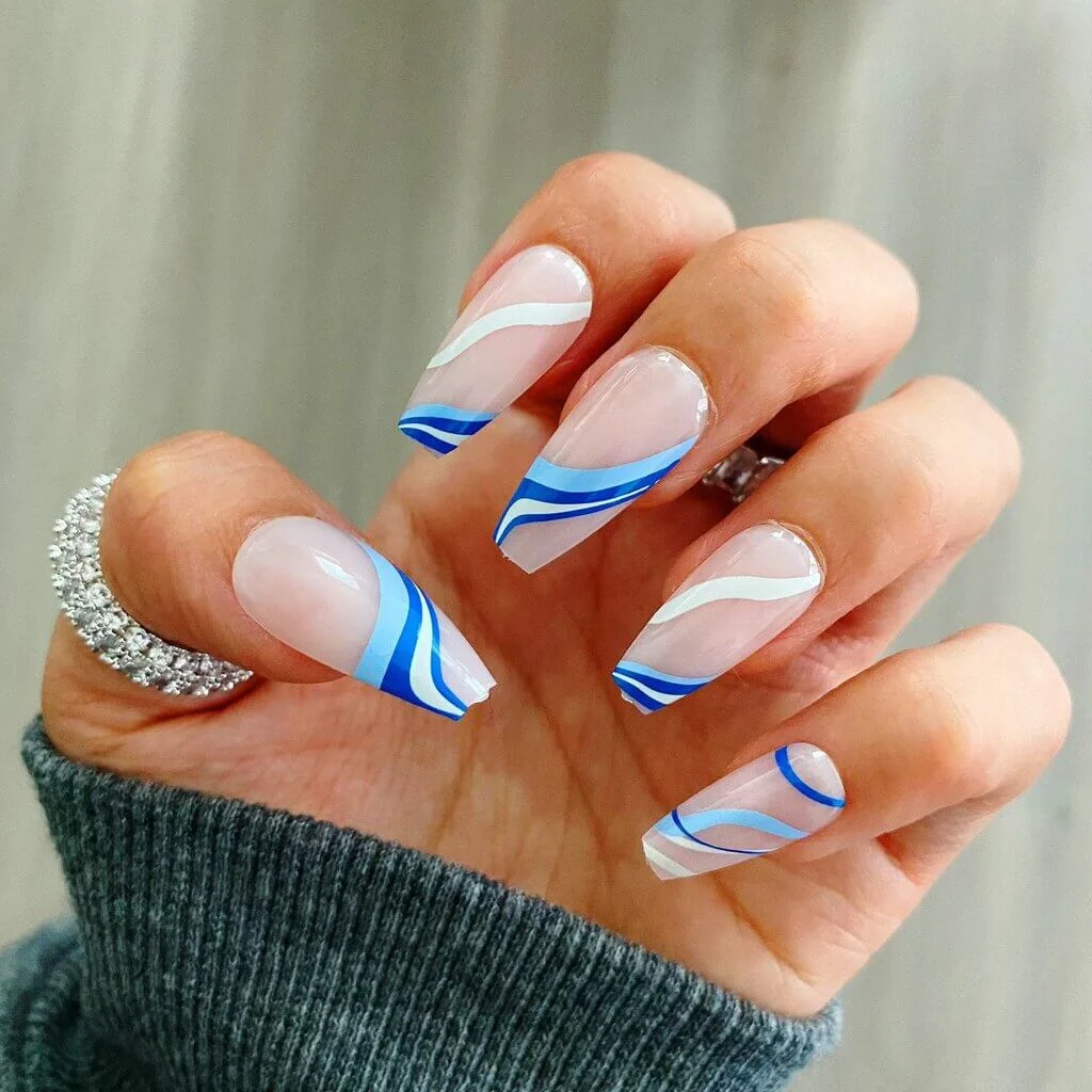 Blue Swirls