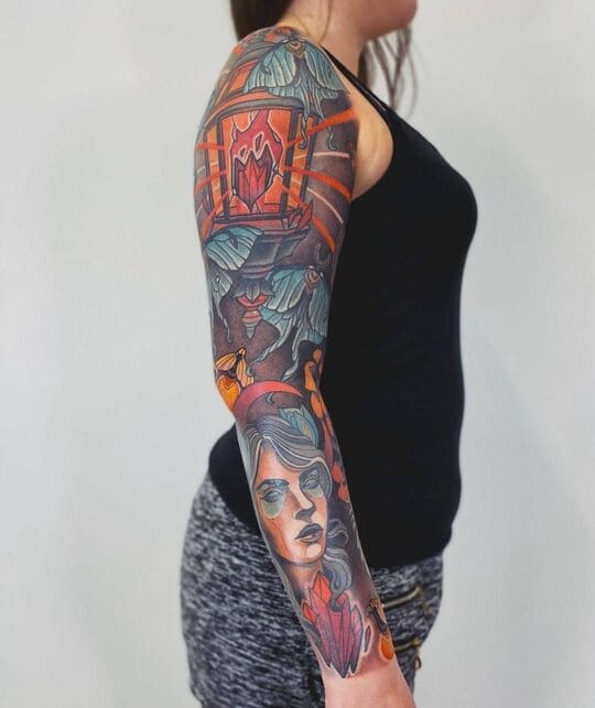 arm tattoos for women