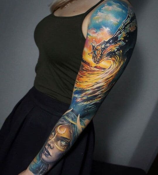 arm tattoos for women
