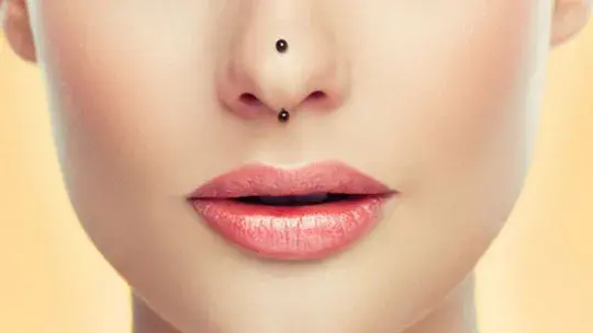 different types of nose piercings