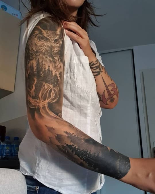 half sleeve tattoos for women