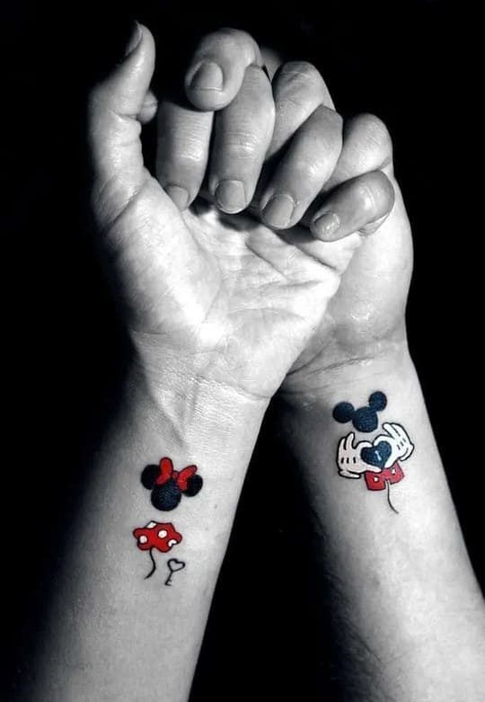 soulmate matching couple tattoos