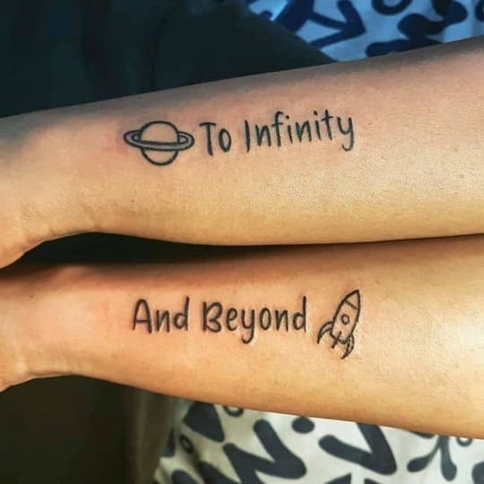 soulmate matching couple tattoos ideas