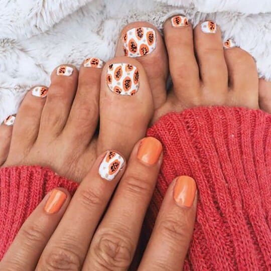 elegant white pedicure designs