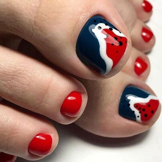 elegant white pedicure designs
