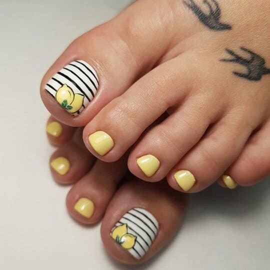 elegant white pedicure designs