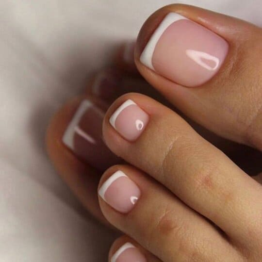 summer white toe nail designs