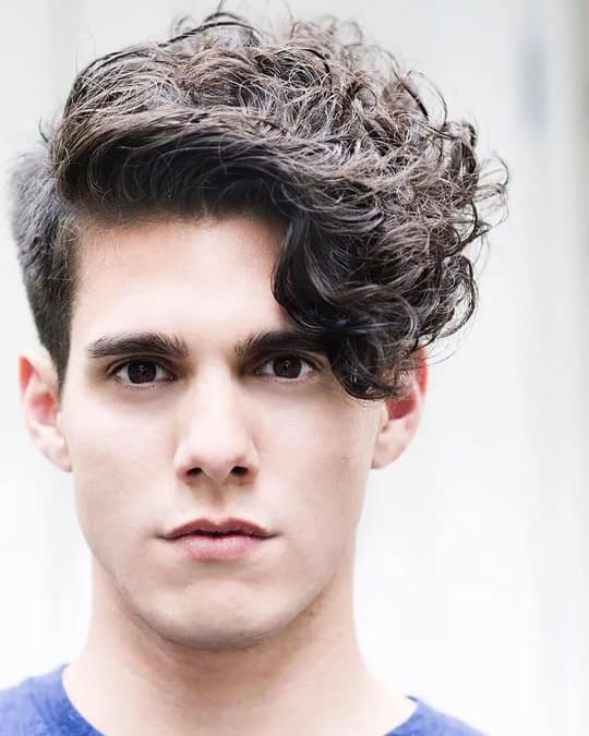 Long Curly Hair with Shoulder Length Hairstyle