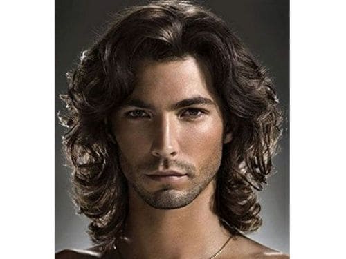 Long Curly Hair with Shoulder Length Hairstyle