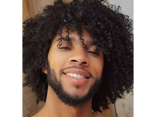Long Curly Hair with Shoulder Length Hairstyle