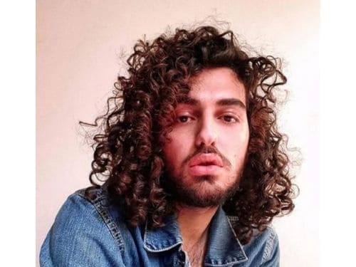 Long Curly Hair with Shoulder Length Hairstyle