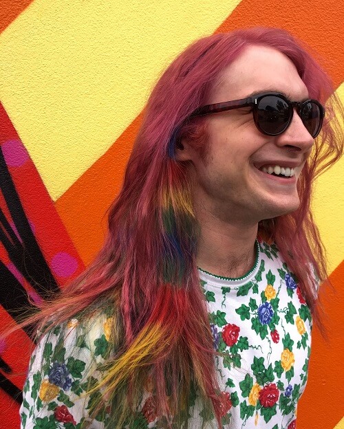 Dyed Long Hair