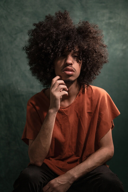 Long Afro Hairstyle