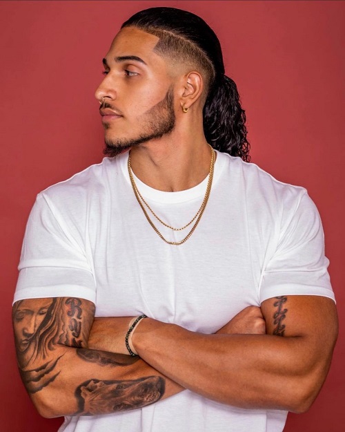 Long Ponytail with Undercut