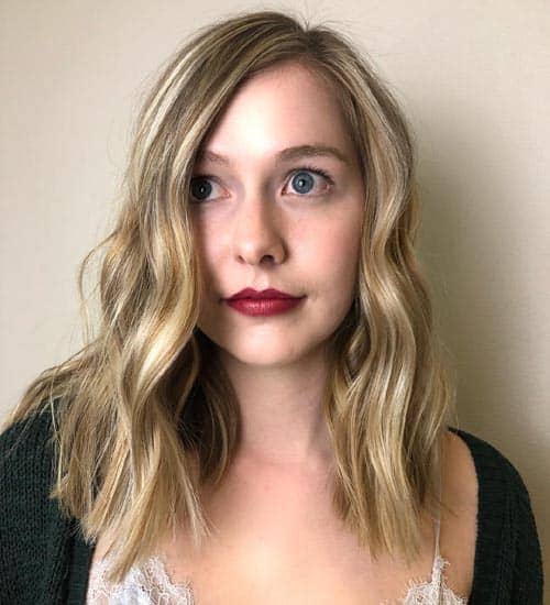 Textured Long Bob Cut