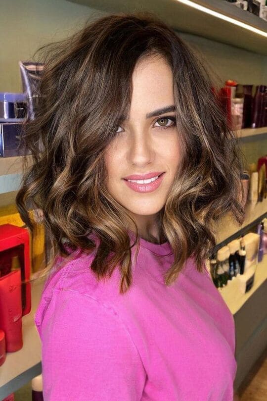 long bob with layers