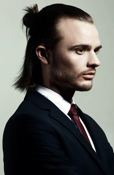 Half Up Half Down Mullet For Men
