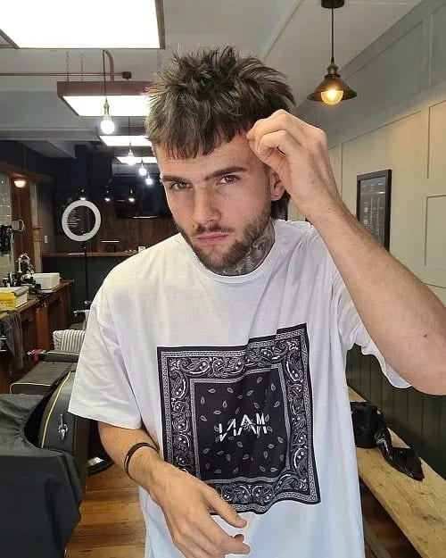 Spiky Mullet Haircut