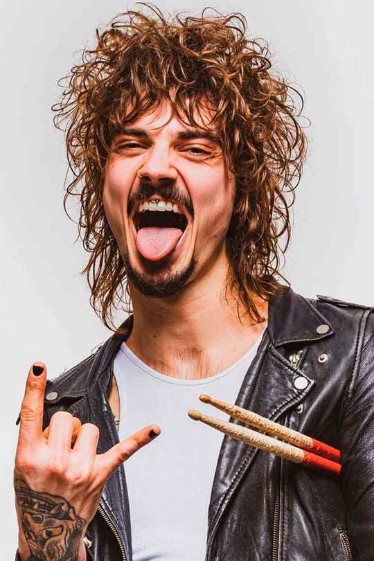 Punk Mullet Cut For Men