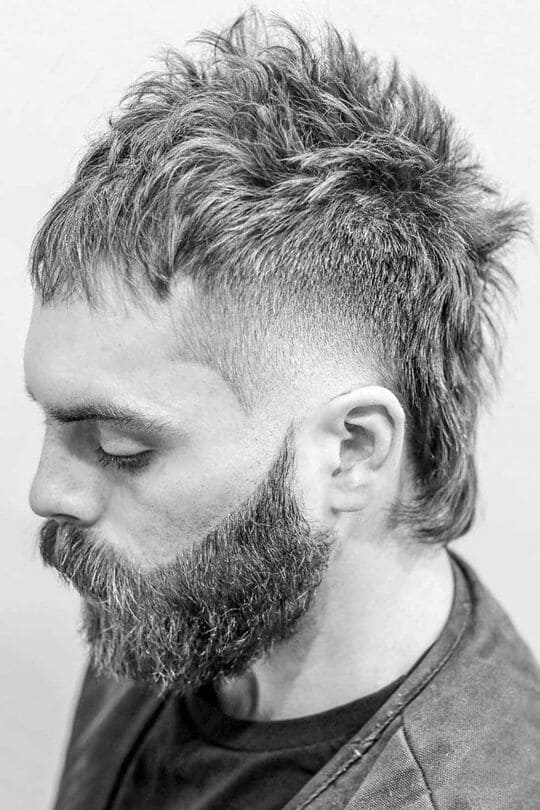 Low Taper Mullet Haircuts