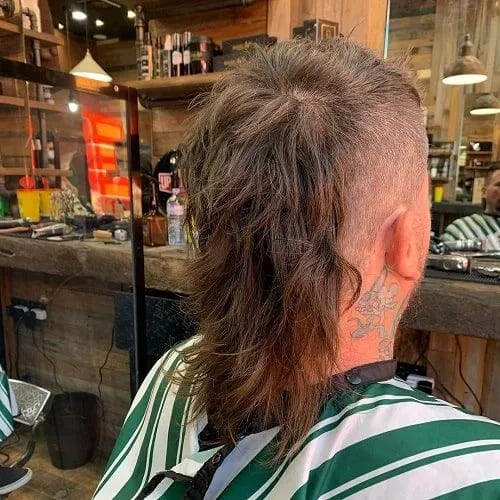 Layered Mullet Haircut Men