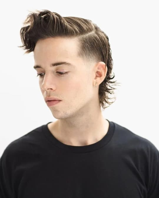 modern mullet haircut