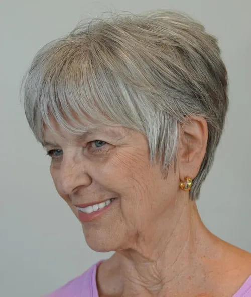 Short Haircuts for Women Over 60