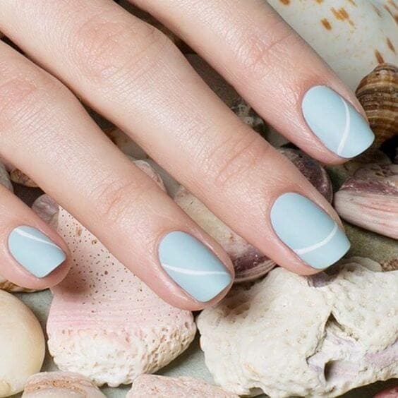 short natural nail designs